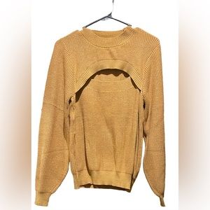 Women’s cut out sweater size small